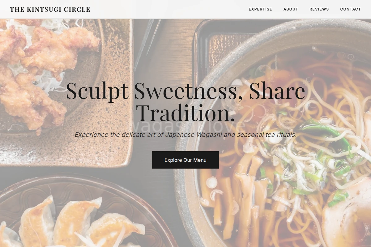 Calm Japanese Food